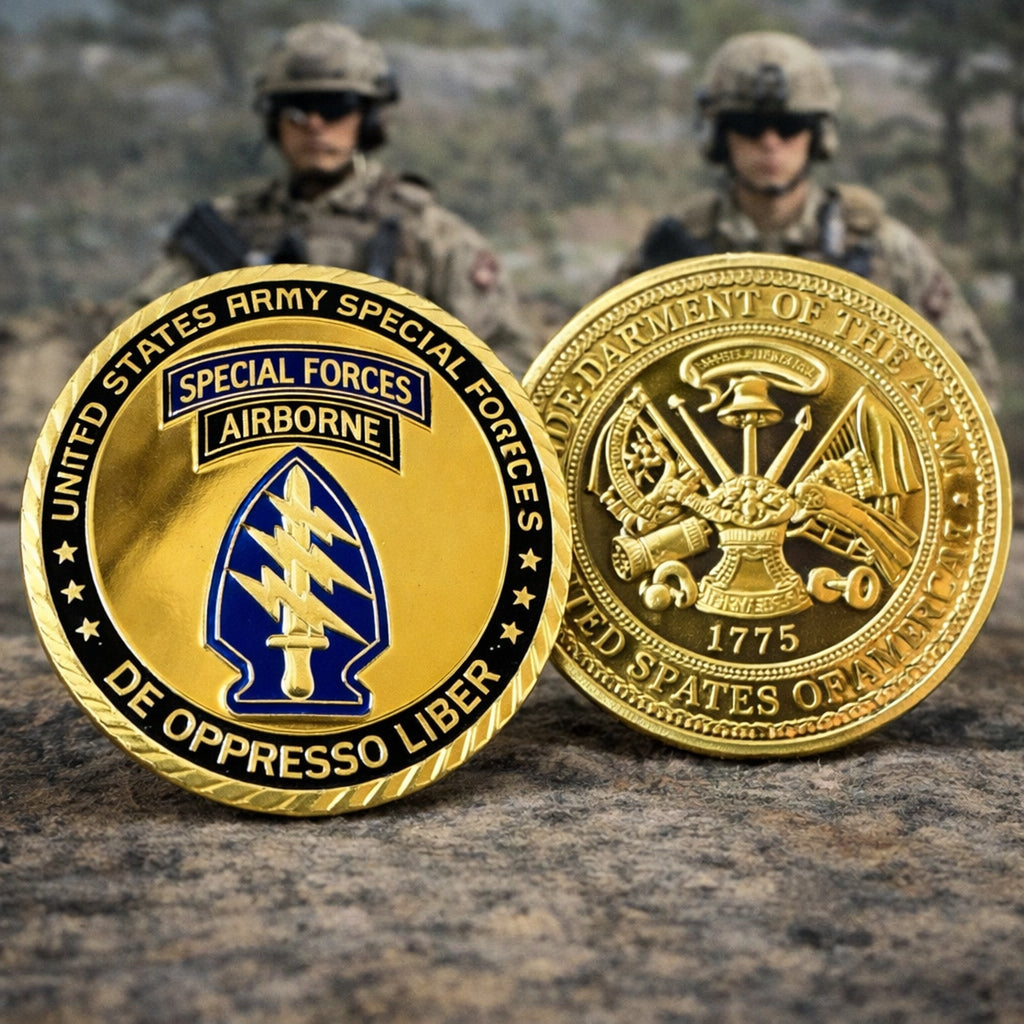 U.S. Army Special Forces Airborne Challenge Coin ·FAST SHIPPING· ·NEW·