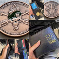 Army Special ForcesMotivated Dedicated Lethal w/Credential coin holder wallet