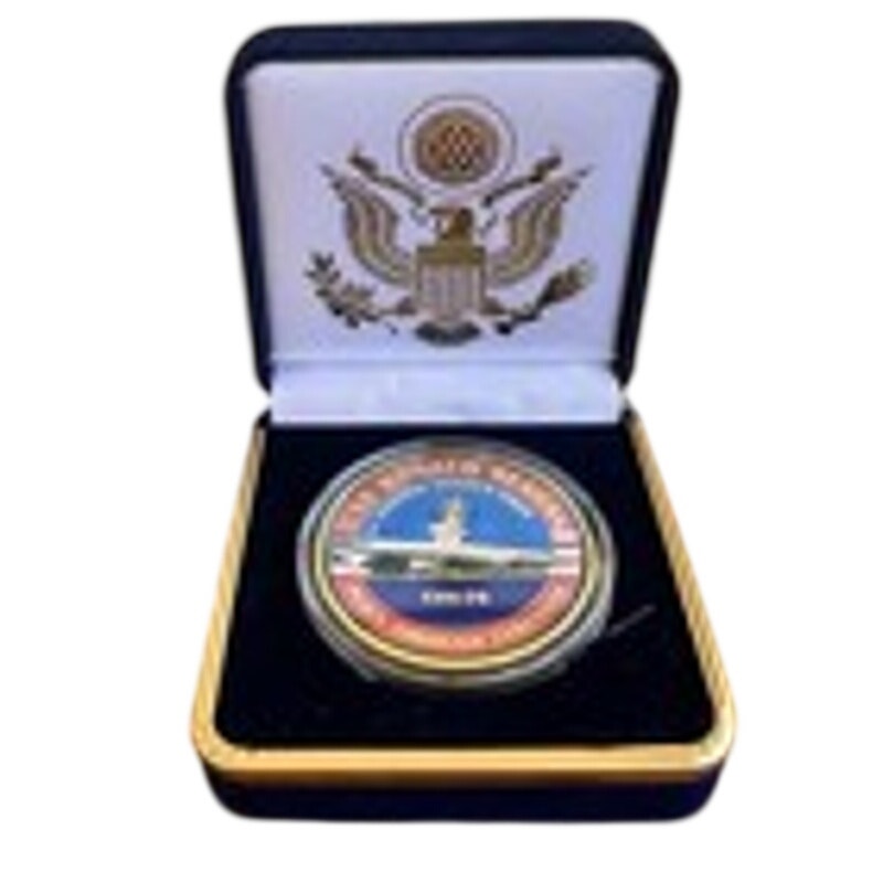Department of Energy (DOE) Challenge Coin With Blue Velvet Case. Fast Shipping!