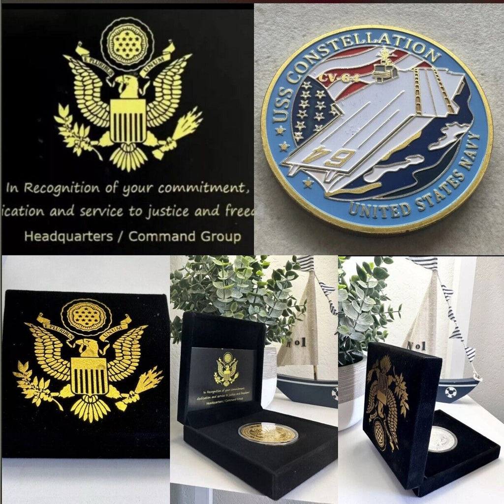 US NAVY USS CONSTELLATION CV-64 Challenge Coin USN