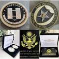2pcs Army Rank Captain O-3 And US MILITARY 2nd Infantry Airborne Division COIN