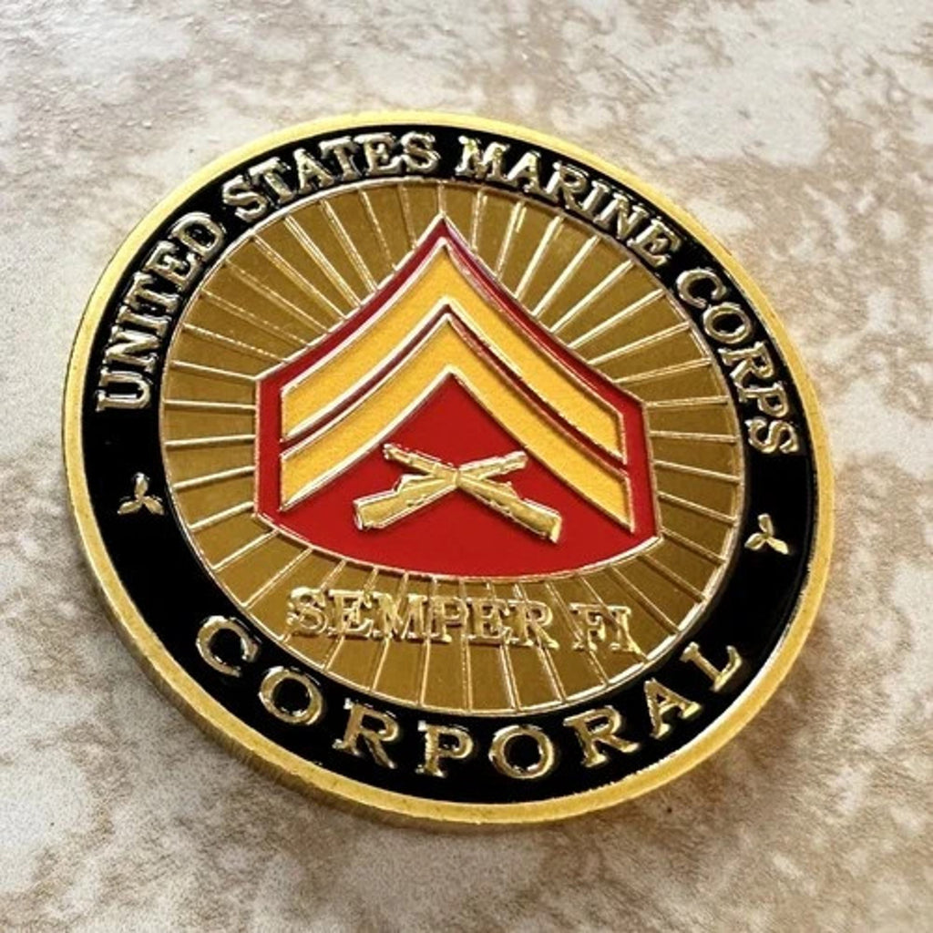 U.S. Marine Corps Corporal E-4 ·FAST SHIPPING· ·NEW· w/ Achievement Award