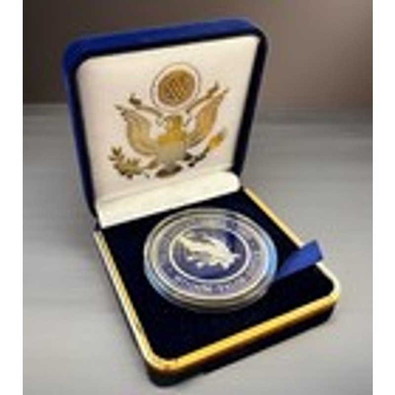 Department of Energy (DOE) Challenge Coin With Blue Velvet Case. Fast Shipping!