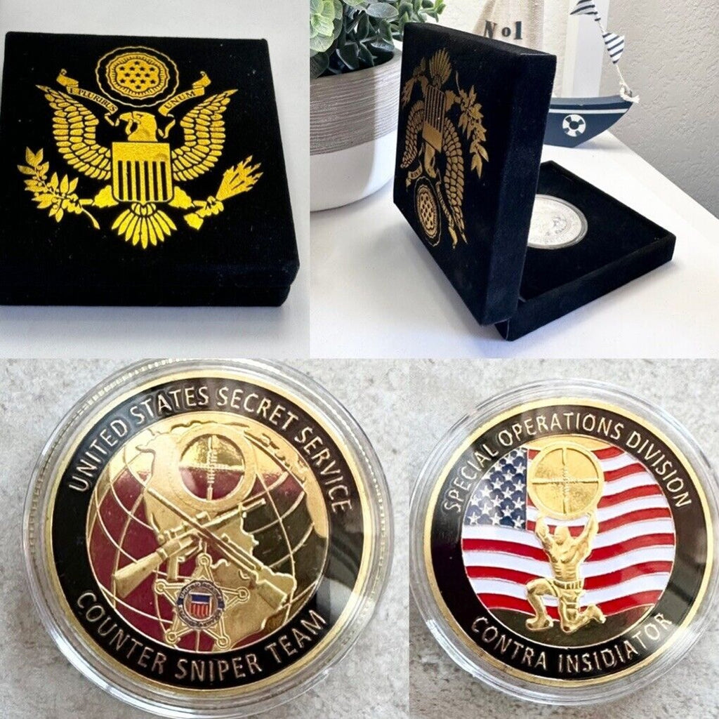 President Trump US Secret Service Counter Sniper Team 2024 Challenge Coin