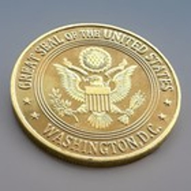 Department of Energy (DOE) Challenge Coin With Blue Velvet Case. Fast Shipping!