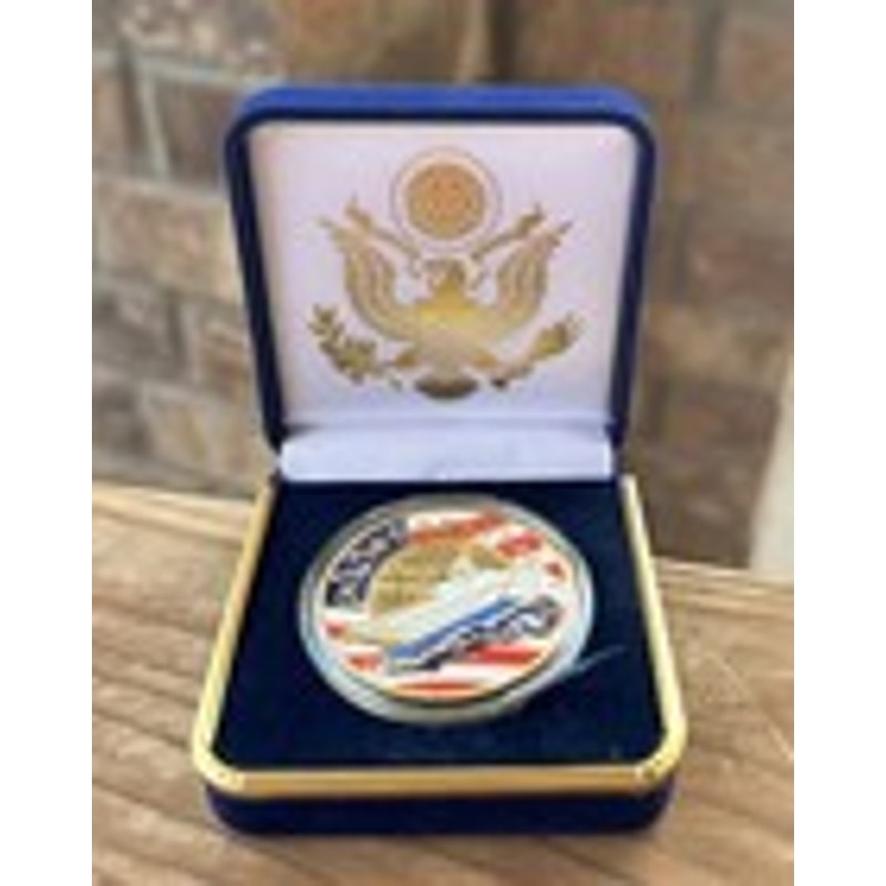 Department of Energy (DOE) Challenge Coin With Blue Velvet Case. Fast Shipping!