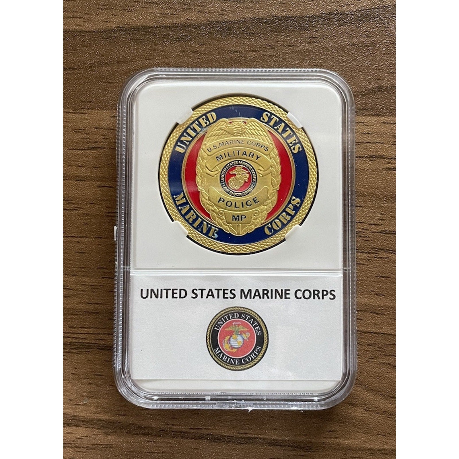 MILITARY POLICE FUSMC Coin US Marine Corps NCO Official LIC 23125
