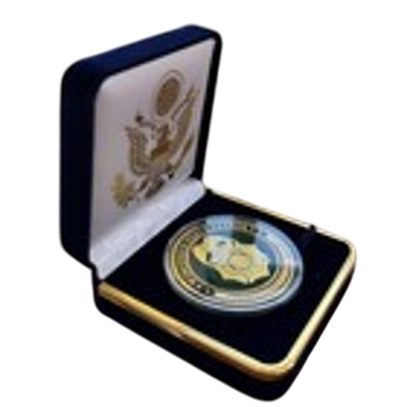 Department of Energy (DOE) Challenge Coin With Blue Velvet Case. Fast Shipping!