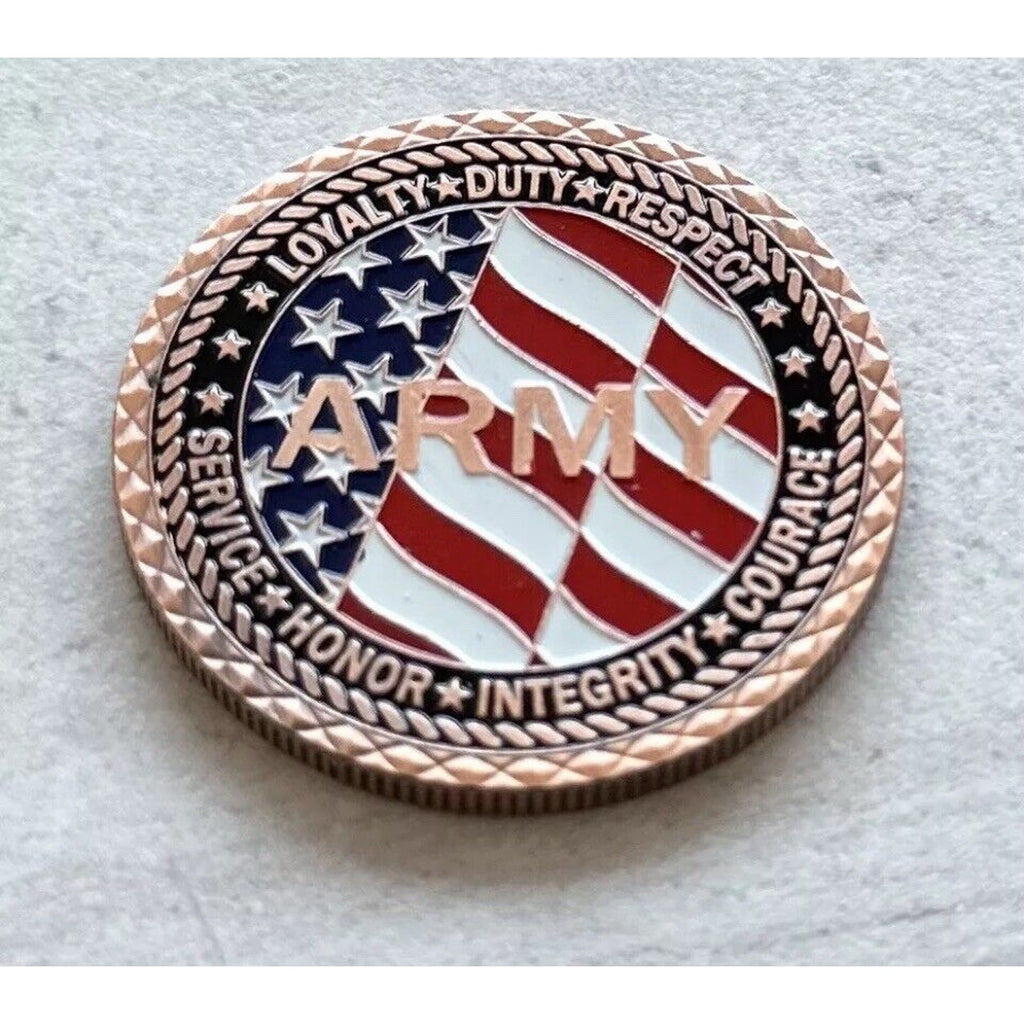Thank You For Your Service Military USA Coin Veteran