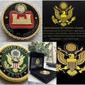 U S ARMY CORPS OF ENGINEERS Coin With Retirement Award