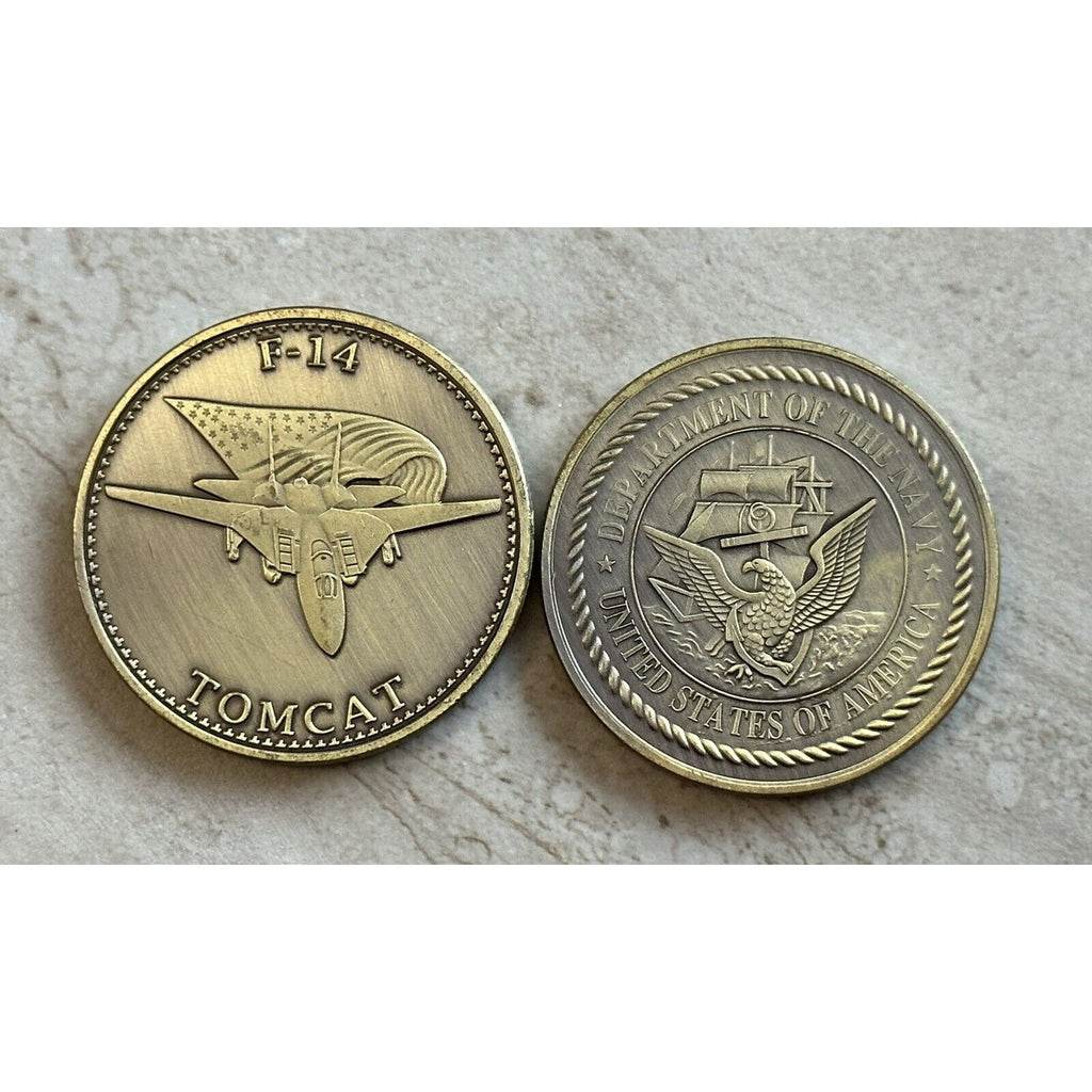 U S NAVY F-14 TOMCAT Challenge Coin USN