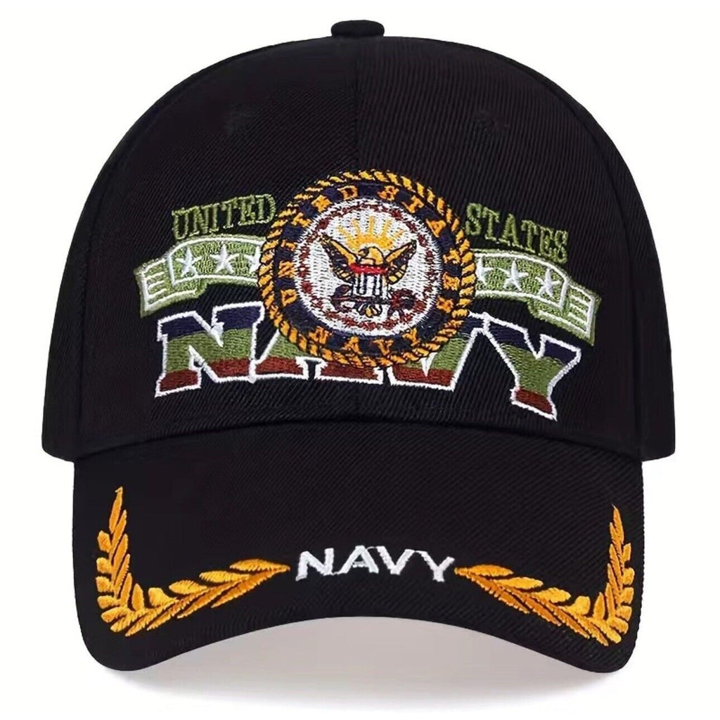 Classic Letter NAVY Hat Embroidered Cotton Baseball Cap For Men Trucker Hat
