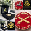 NEW U.S. Army Field Artillery, Fort Sill, OK Coin With Retirement Award