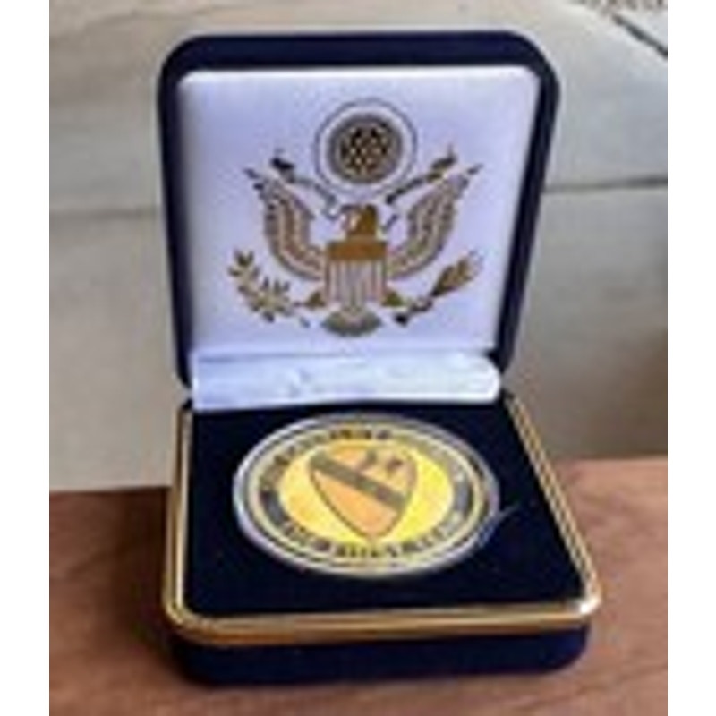 Department of Energy (DOE) Challenge Coin With Blue Velvet Case. Fast Shipping!