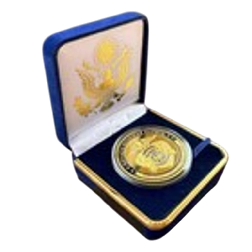 NEVADA HIGHWAY PATROL TROOPER Challenge Coin With Blue Velvet Case