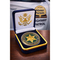 Utah Highway Patrol Challenge Coin With Blue Velvet Case. New! Fast Shipping!