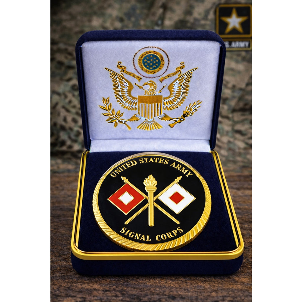 U.S. Army Signal Corps Challenge Coin ·FAST SHIPPING· ·NEW·