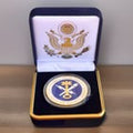 Department of Energy (DOE) Challenge Coin With Blue Velvet Case. Fast Shipping!
