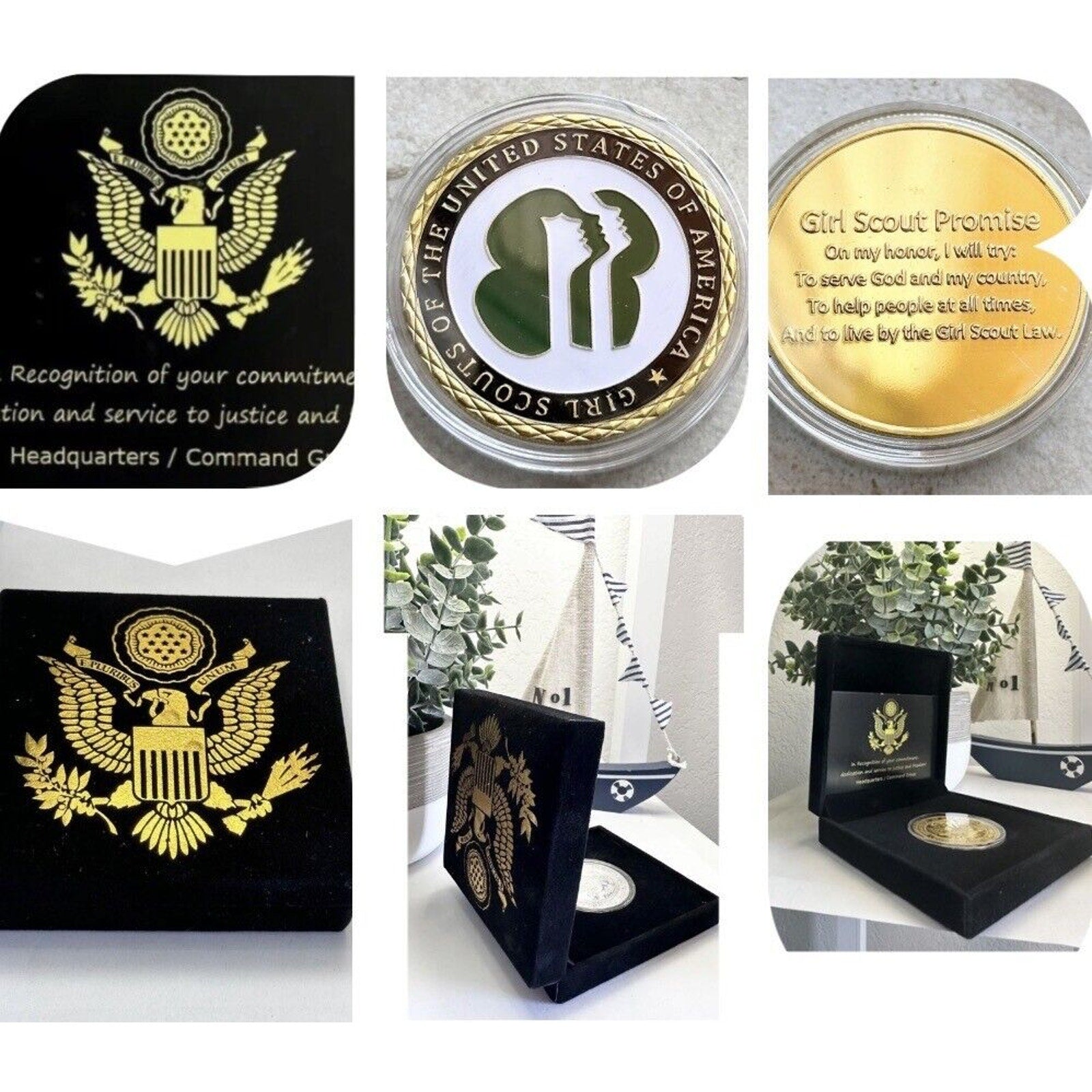 GIRL SCOUTS OF THE UNITED STATES OF AMERICA Challenge Coin USA
