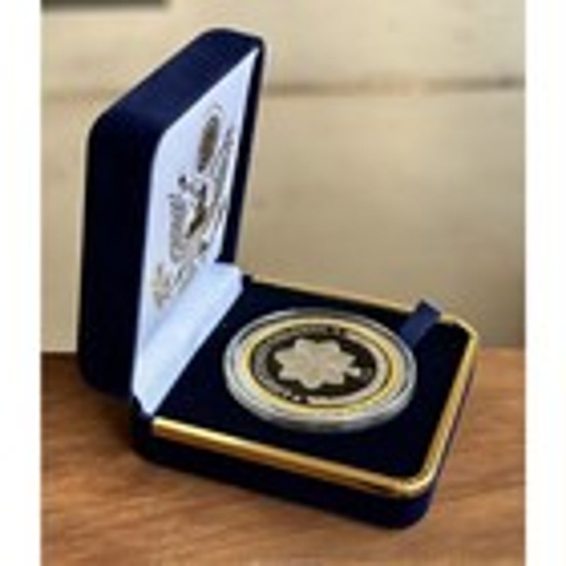 Department of Energy (DOE) Challenge Coin With Blue Velvet Case. Fast Shipping!