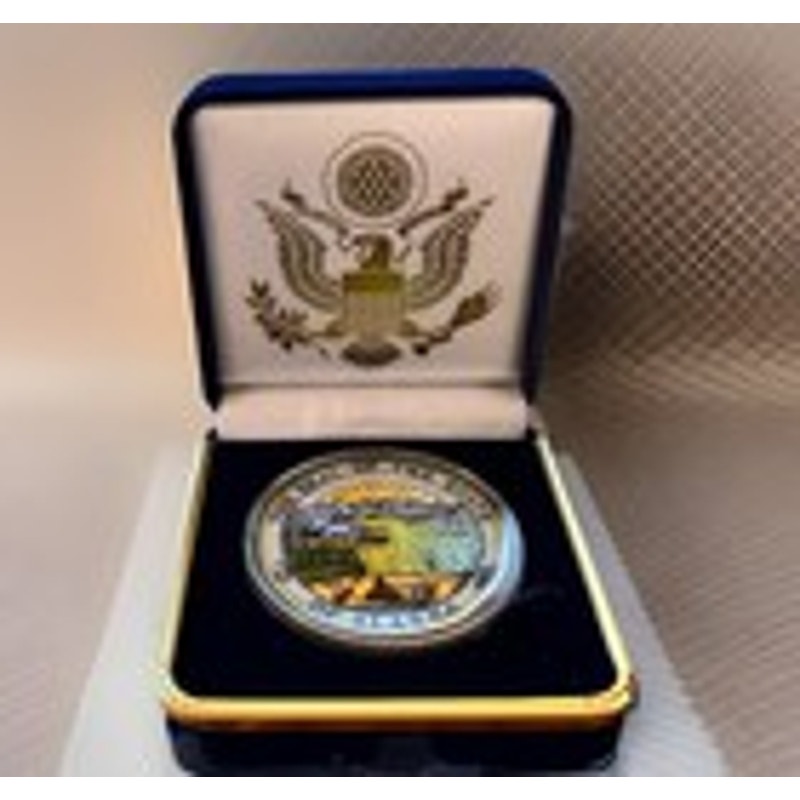 Department of Energy (DOE) Challenge Coin With Blue Velvet Case. Fast Shipping!