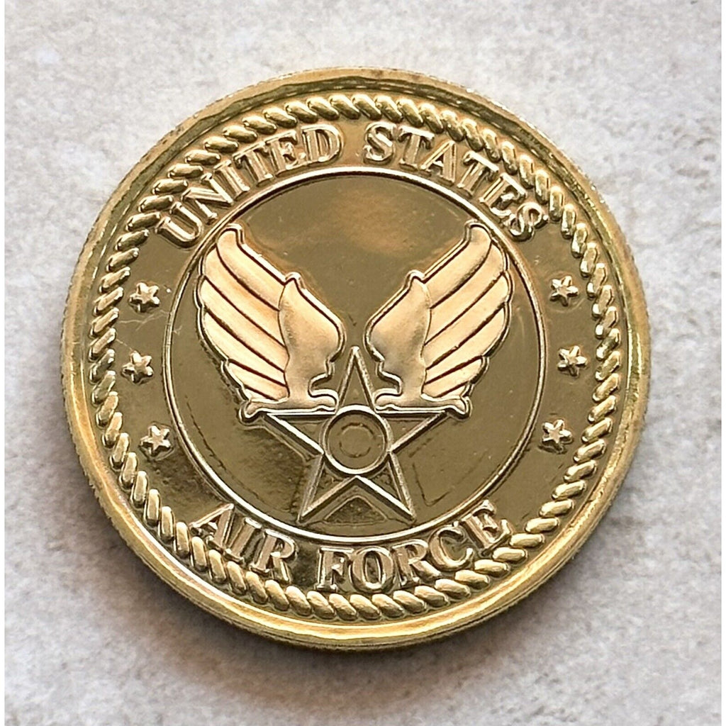 U S AIR FORCE F-22 RAPTOR Challenge Coin USAF