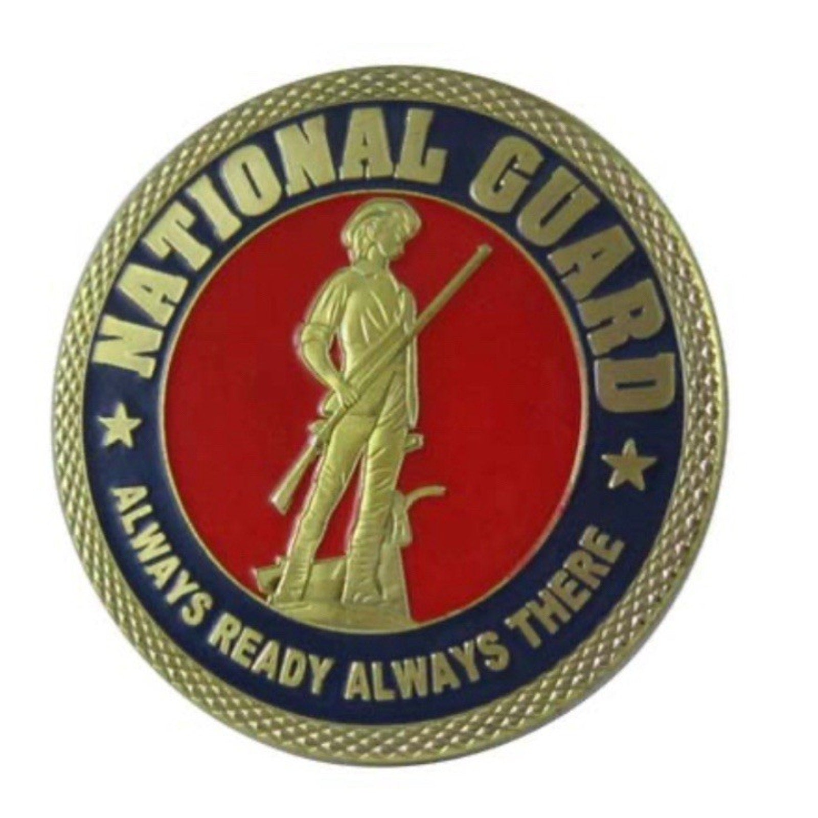 2pcs Army Rank 2LT 2nd O-2 And National Guard Coin