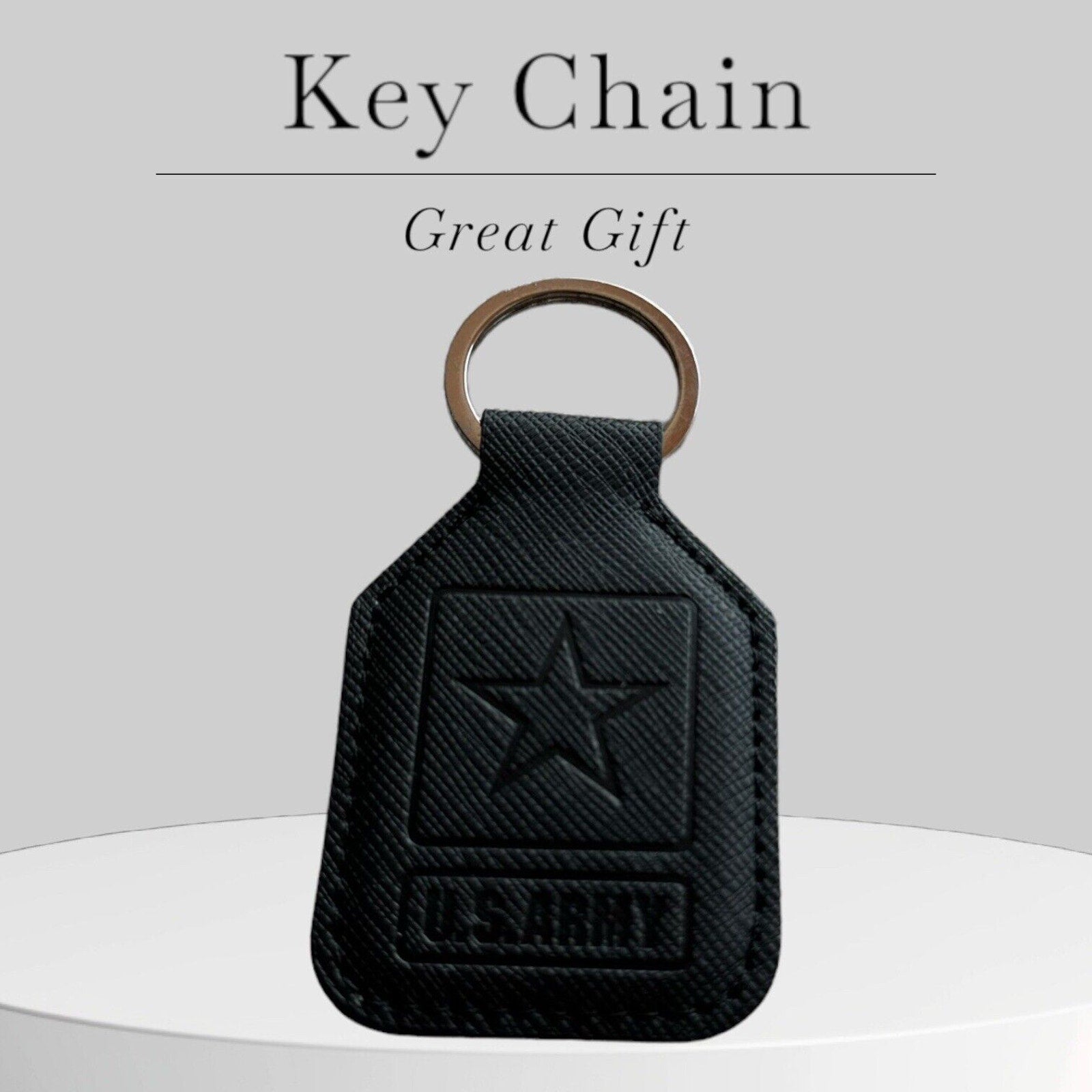 Us Army Veteran With Army Strong Star Logo Key Chain Soldier For Life Coin Challenge
