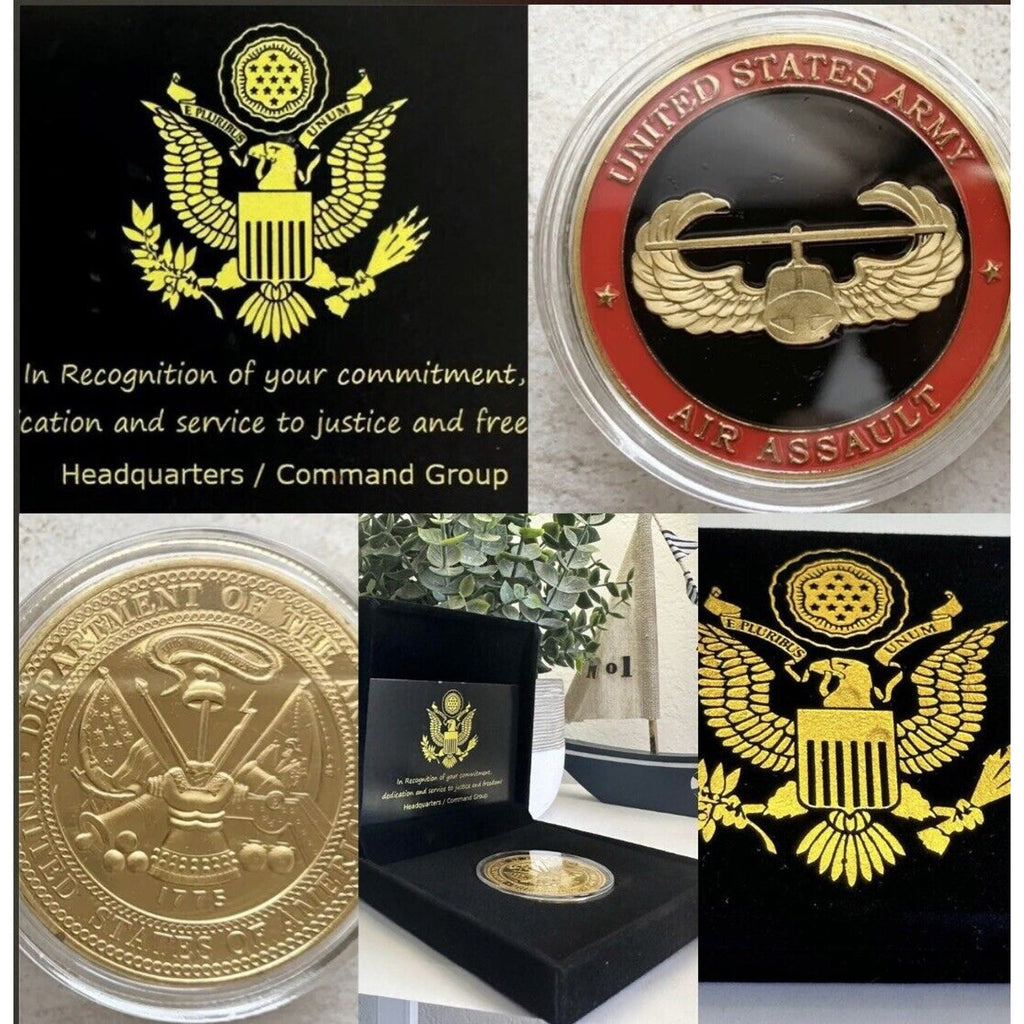 AIR ASSAULT Airborne US Army Challenge Coin USA AMY