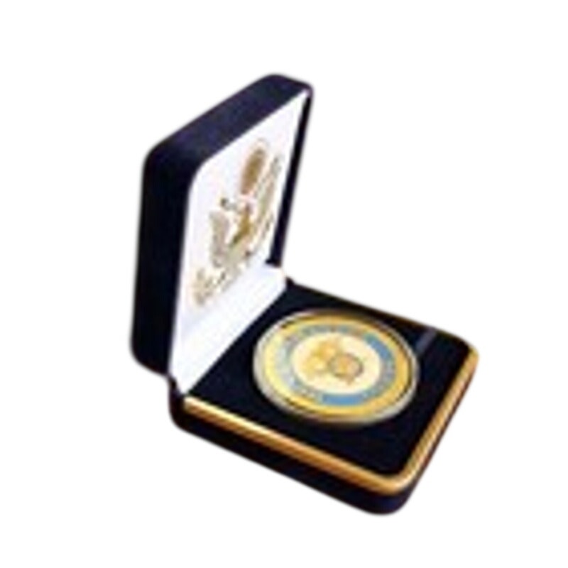 Department of Energy (DOE) Challenge Coin With Blue Velvet Case. Fast Shipping!