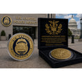 U.S GOV US CAPITOL POLICE Agency Washington DC Coin W/ Retirement Award