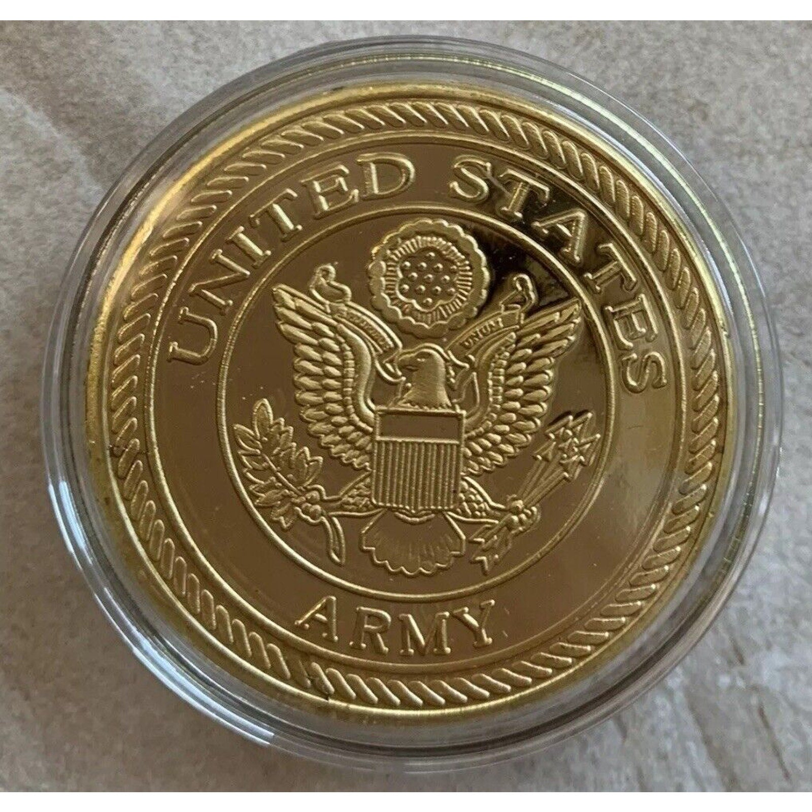 Army Rank Captain O-3 And 101 st Combat Airborne Division Screaming Eagles 101th CHALLENGE