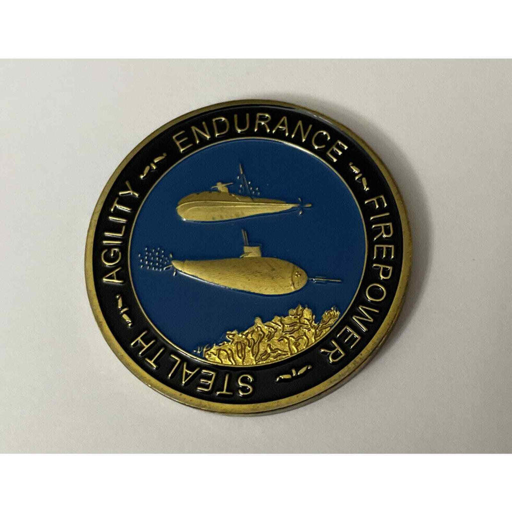 U S Navy Nuclear Submarine Warfare The Silent Service Challenge Coin