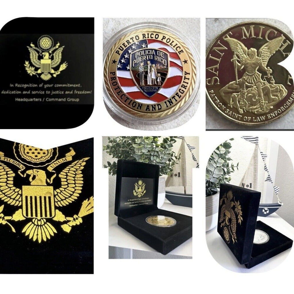 Puerto Rico Police challenge coin USA
