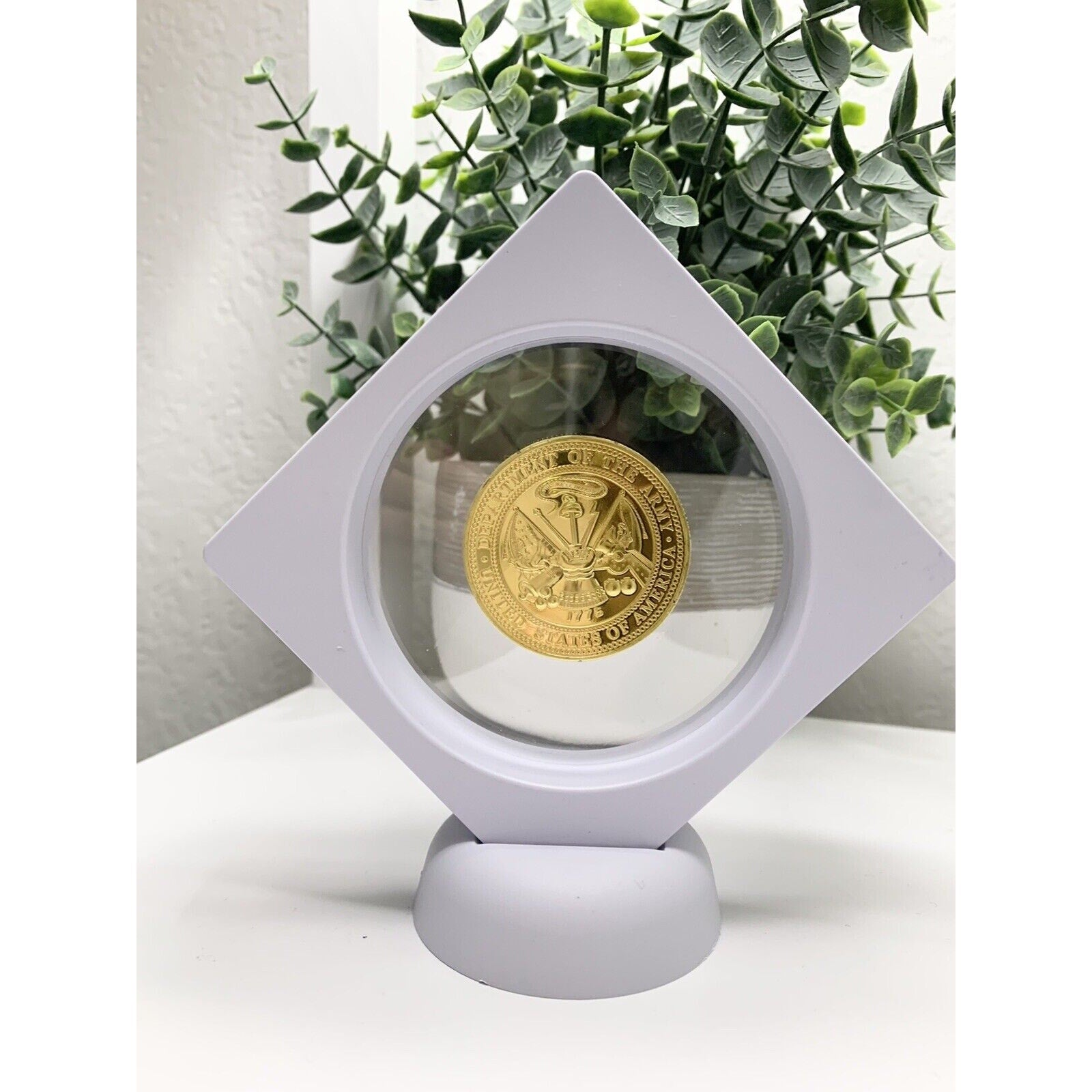 US ARMY(JAG) JUDGE ADVOCATE GENERAL'S CORPS Challenge Coin With 3D Floating Case