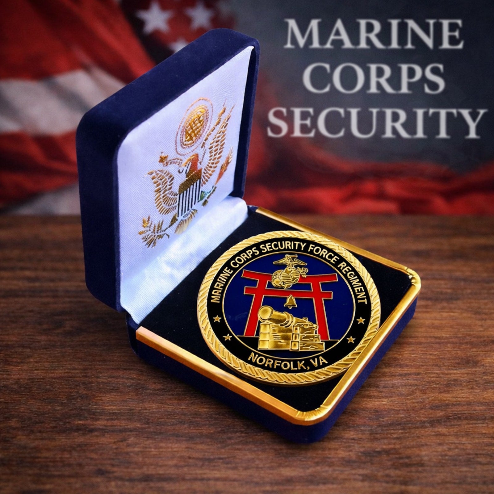 Marine Corps Security Force Regiment Norfolk, VA Challenge ·FAST SHIPPING· ·NEW·