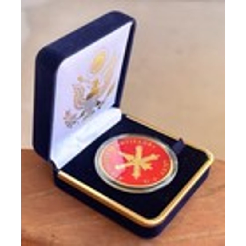 Department of Energy (DOE) Challenge Coin With Blue Velvet Case. Fast Shipping!