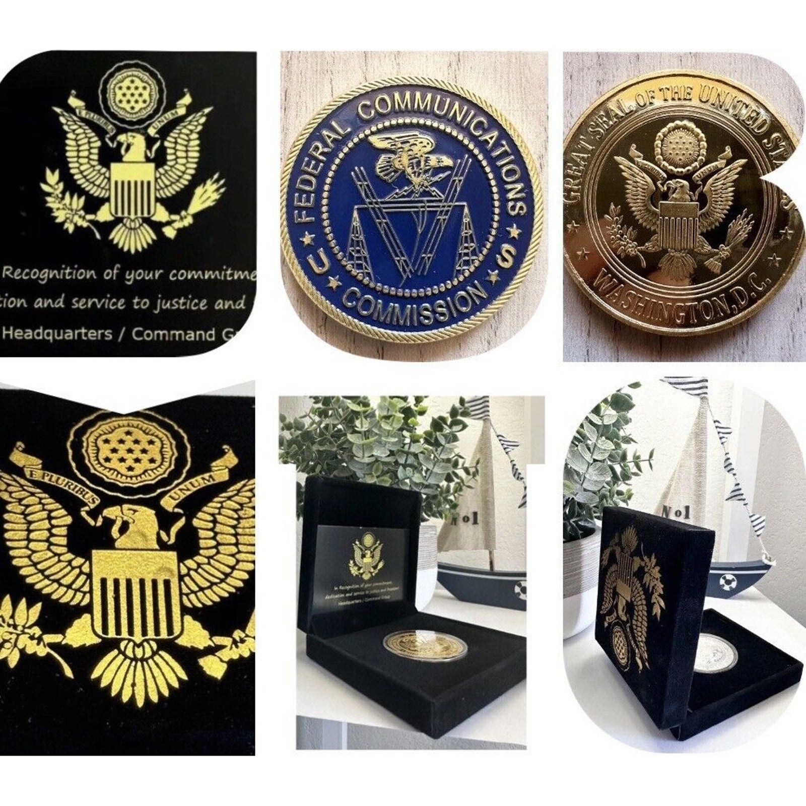 FEDERAL COMMUNICATIONS COMMISSION (FCC) Challenge Coin USA