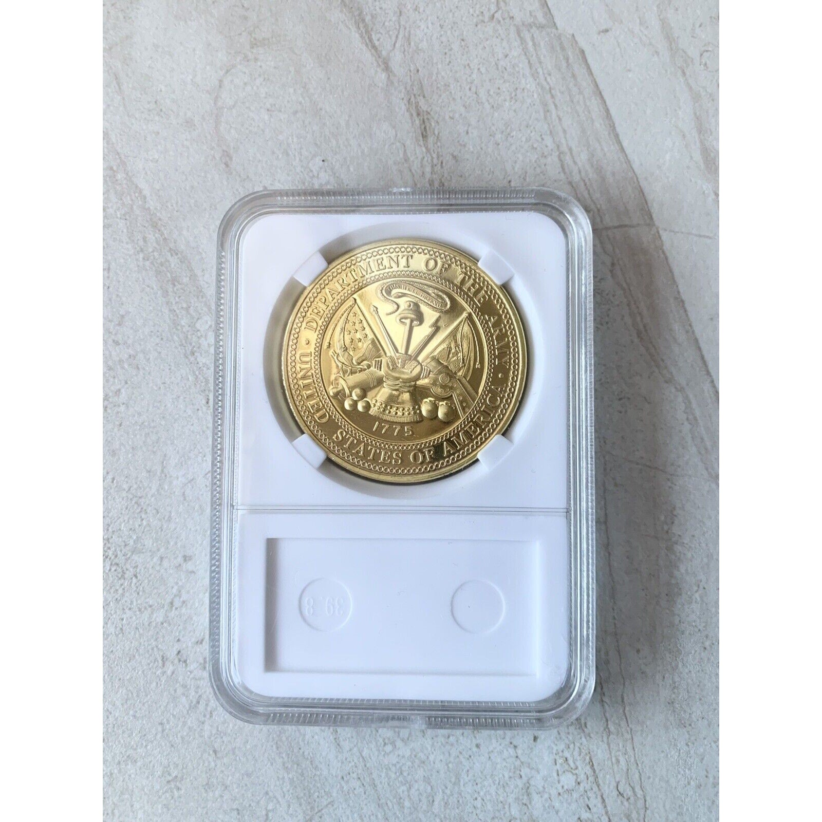 US ARMY TEN X INFANTRY 10th MOUNTAIN DIVISION FORWARD COMBAT Coin
