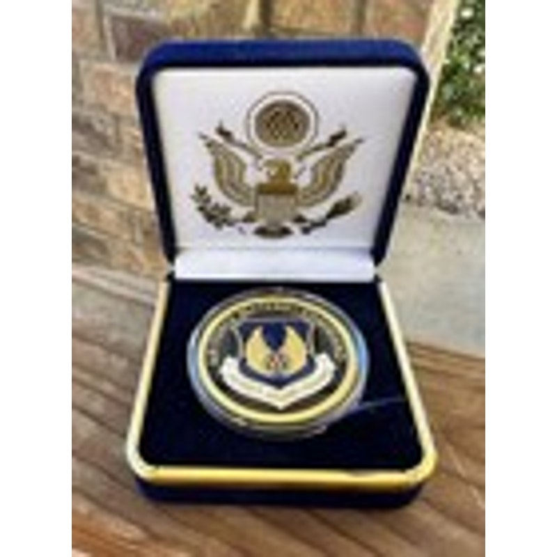 Department of Energy (DOE) Challenge Coin With Blue Velvet Case. Fast Shipping!