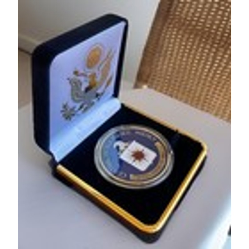 Department of Energy (DOE) Challenge Coin With Blue Velvet Case. Fast Shipping!