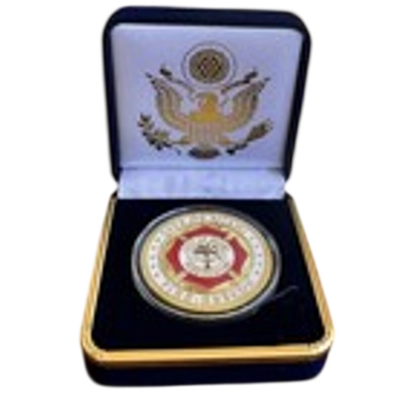 Department of Energy (DOE) Challenge Coin With Blue Velvet Case. Fast Shipping!
