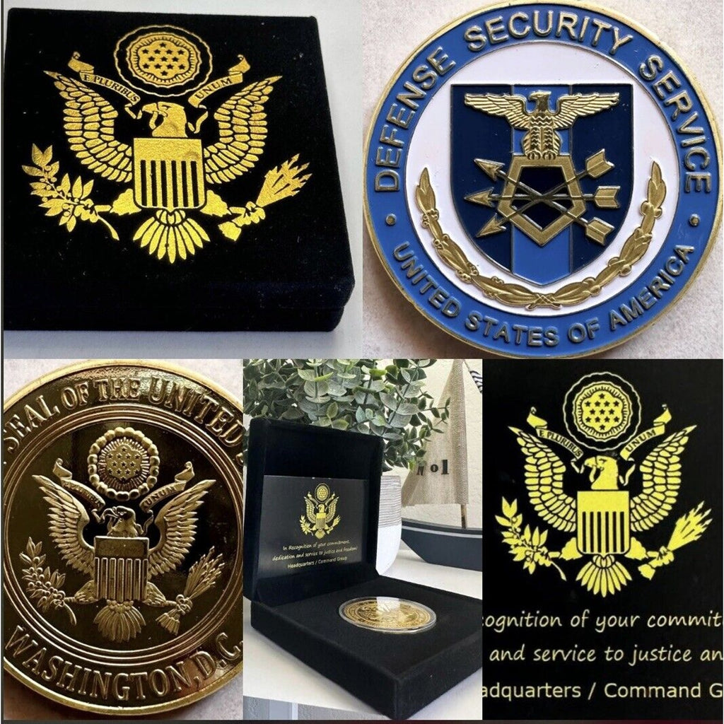 DEFENSE SECURITY SERVICE Challenge Coin USA