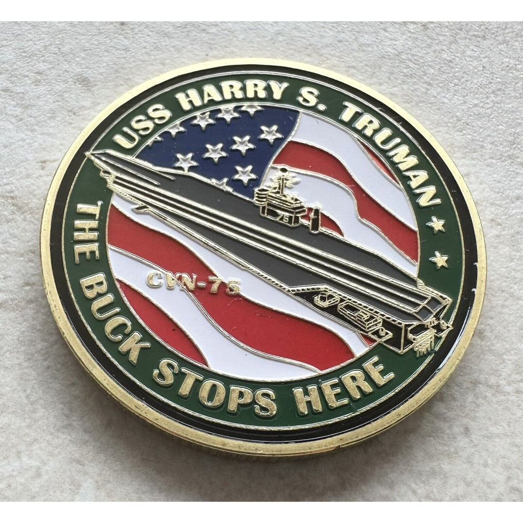 US NAVY USS HARRY S. TRUMAN CVN-75 -Coin -USN