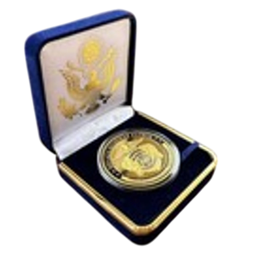 NEVADA HIGHWAY PATROL TROOPER Challenge Coin With Blue Velvet Case