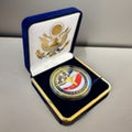 Department of Energy (DOE) Challenge Coin With Blue Velvet Case. Fast Shipping!