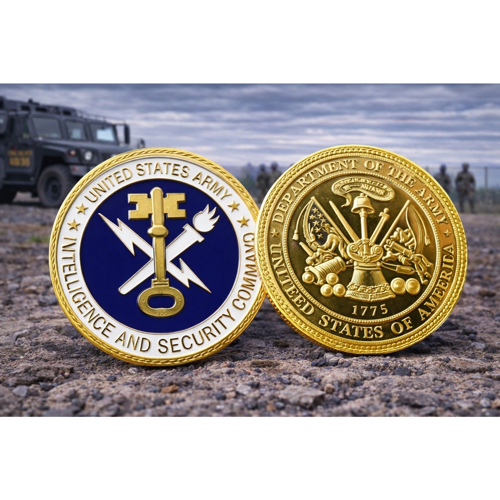 U.S. Army Intelligence and Security Command Challenge Coin ·FAST SHIPPING· ·NEW·