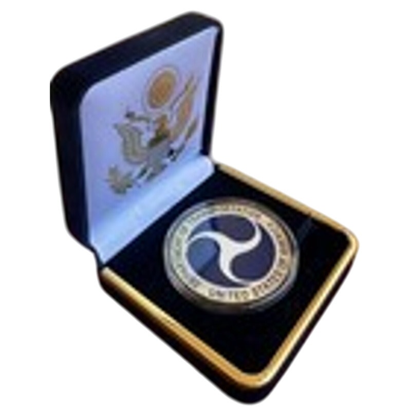 Department of Energy (DOE) Challenge Coin With Blue Velvet Case. Fast Shipping!
