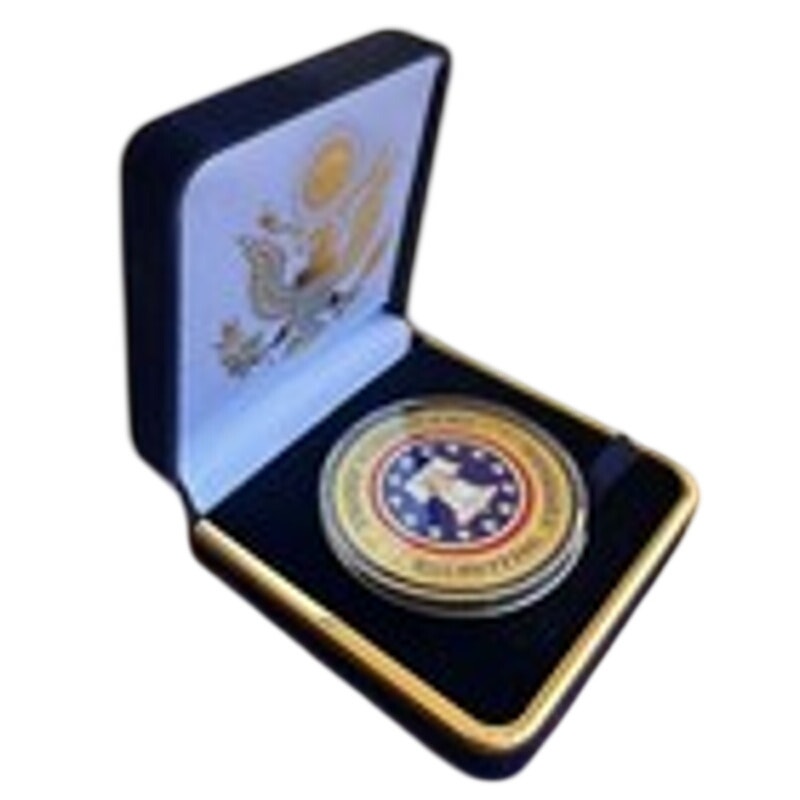 Department of Energy (DOE) Challenge Coin With Blue Velvet Case. Fast Shipping!
