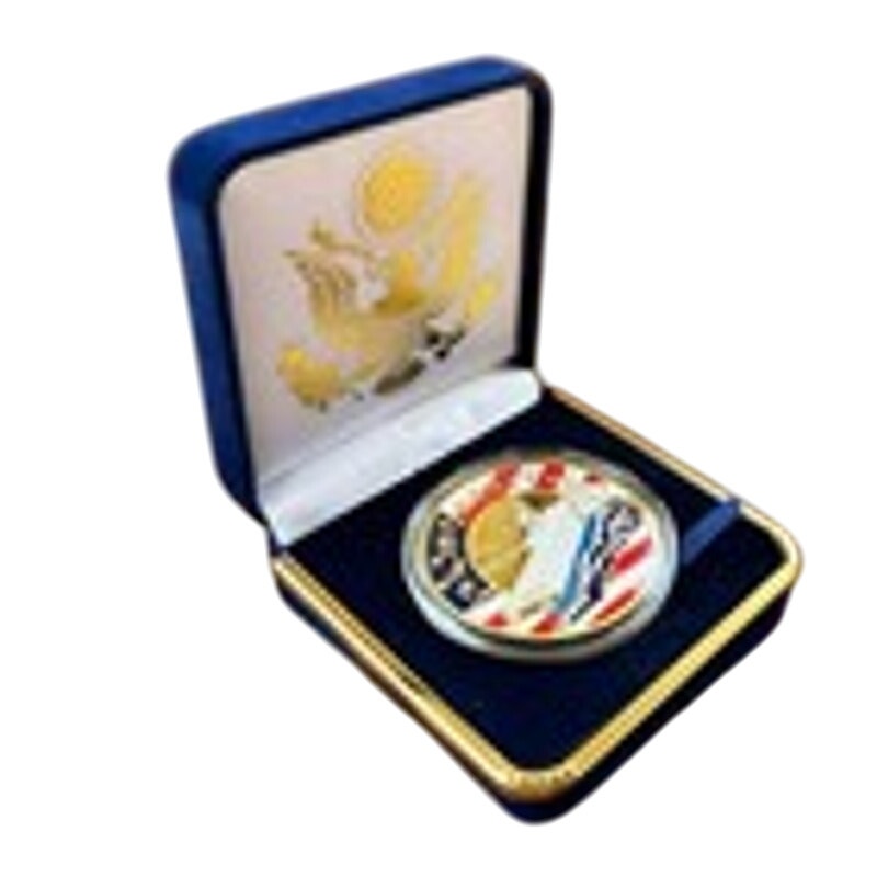 Department of Energy (DOE) Challenge Coin With Blue Velvet Case. Fast Shipping!